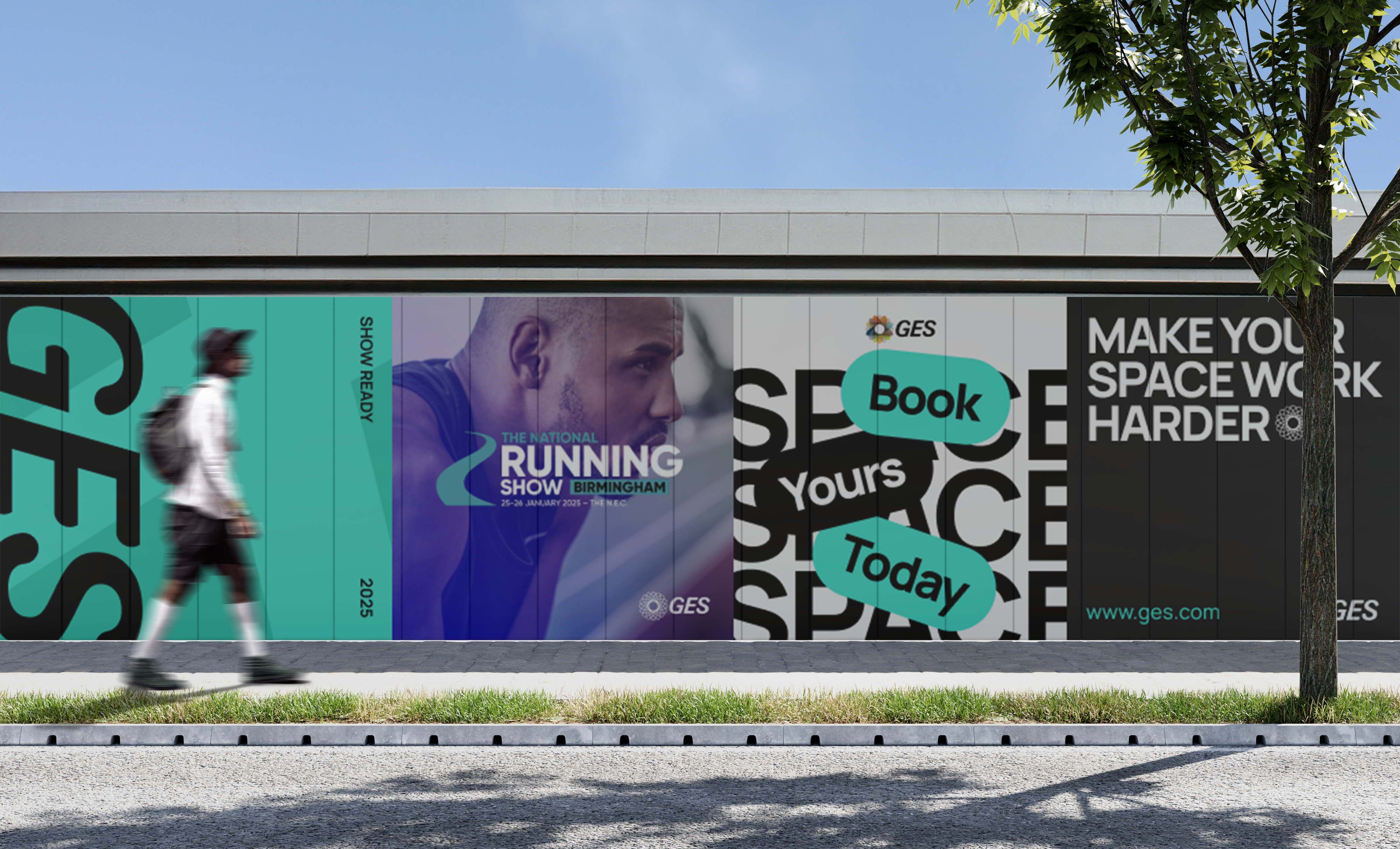 Photo of a study hall area with desks and people studying.